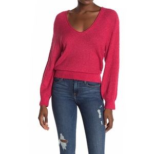 Abound V-Neck Boucle Knit Sweater